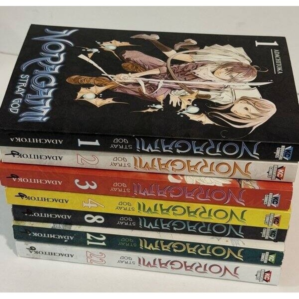 Noragami Adachitoka Manga Stray God English Book Lot Volumes 1 2 3 4 8 21 22